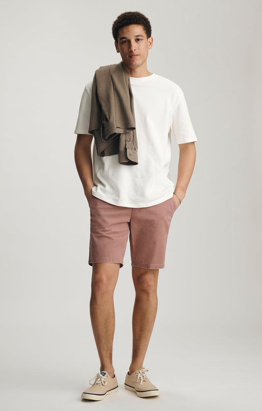 NOAH SHORTS IN ROSE VINTAGE COLORED