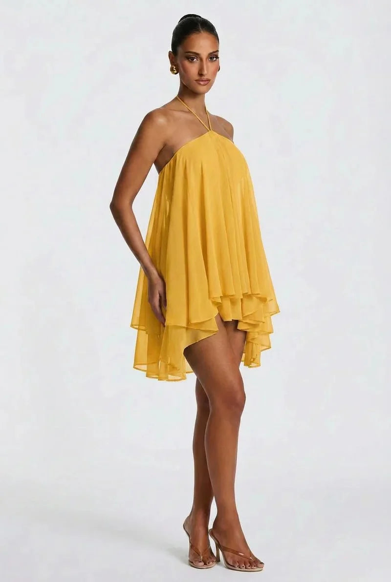 Solene Backless Mini Dress