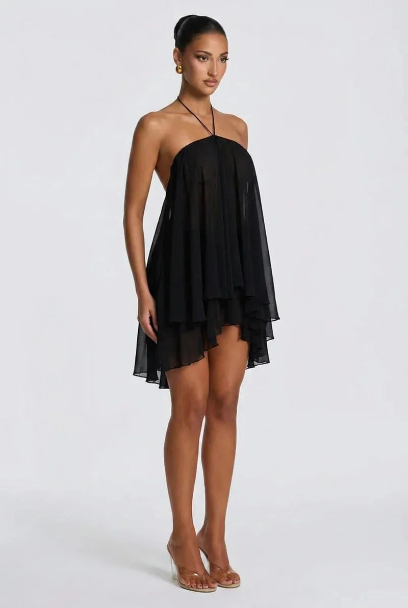 Solene Backless Mini Dress