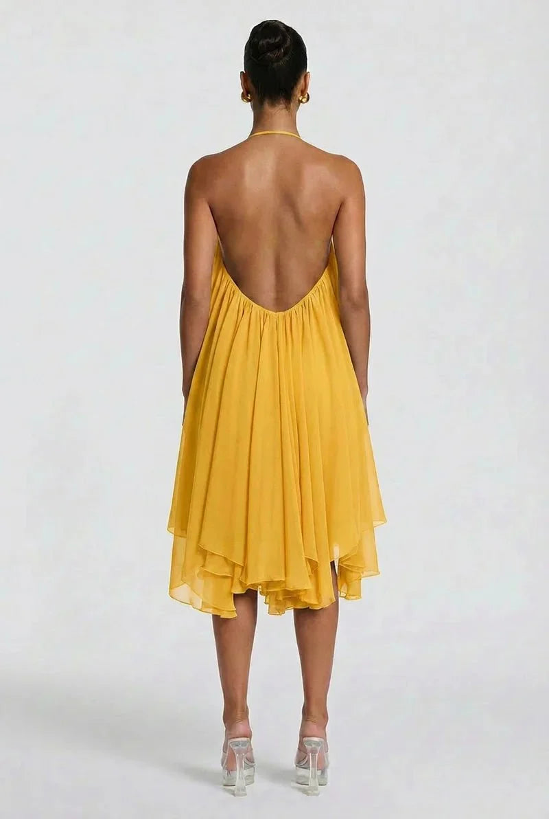 Solene Backless Mini Dress