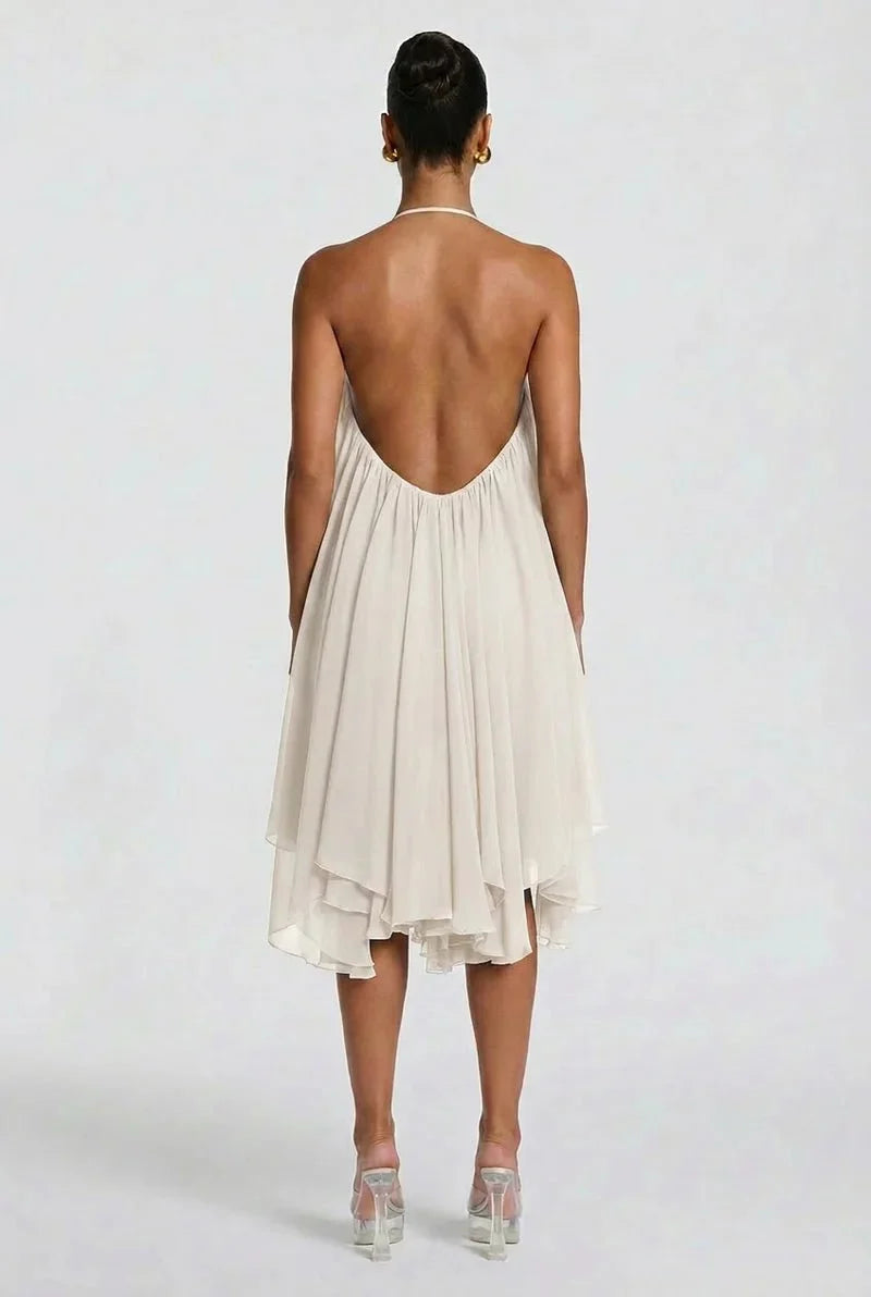Solene Backless Mini Dress